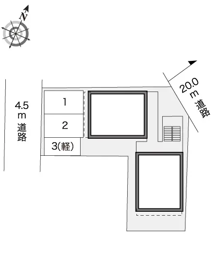 ★手数料０円★さいたま市緑区道祖土　月極駐車場（LP）